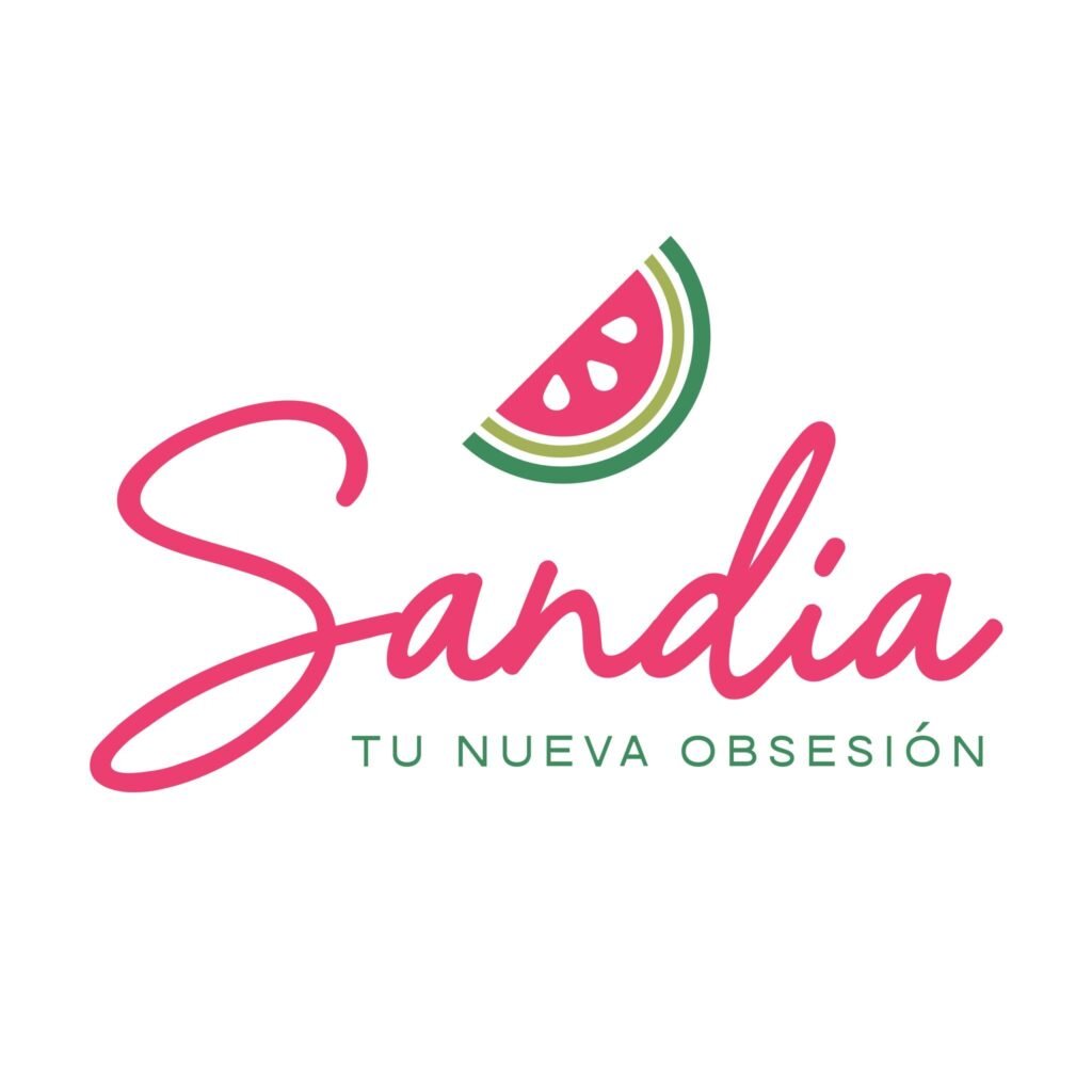 Logo de sandía Logotipo de sandia tu nueva obsesion tienda de lencería