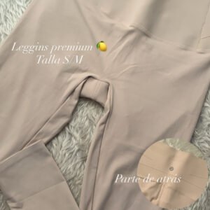 legging deportivo beige